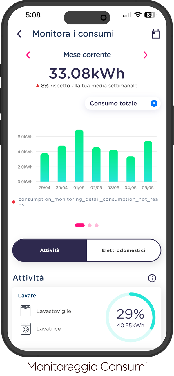 Monitoraggio Consumi